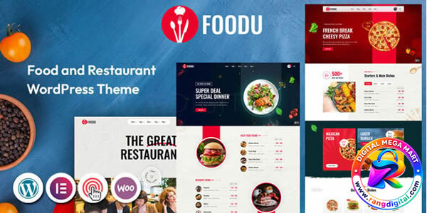 Foodu – Food & Restaurant WordPress Theme Free