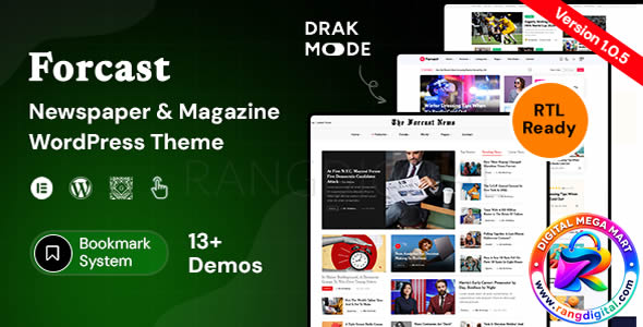 Forcast – Newspaper & Magazine Theme Free Download v1.0.0