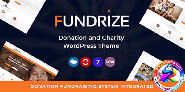 Fundrize WordPress Theme Free Download v1.41