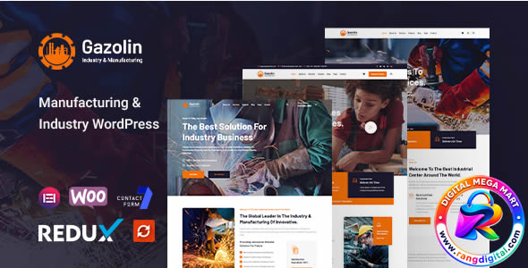 Gazolin – Industry & Factory WordPress Theme Free Download v1.0.3