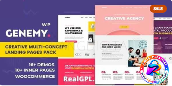 Genemy Theme Free Download v1.7.1