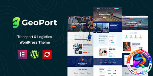 Geoport Theme – Transport & Logistics WordPress Theme Free Download v3.0.6