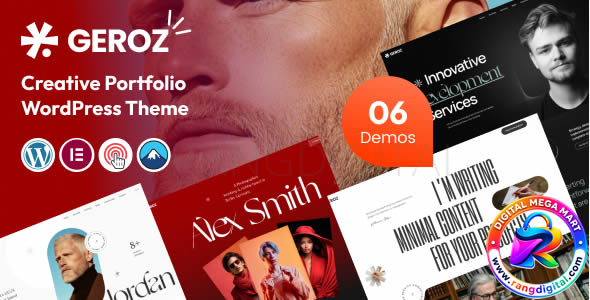 Geroz - Creative Portfolio & Digital Agency WordPress Theme Geroz - Creative Portfolio & Digital Agency WordPress Theme