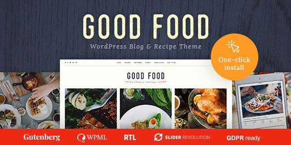 Good Food Theme Free Download v1.3.4