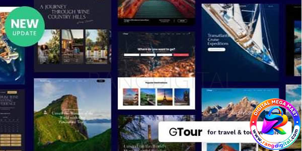 Grand Tour Travel Agency WordPress Theme Free
