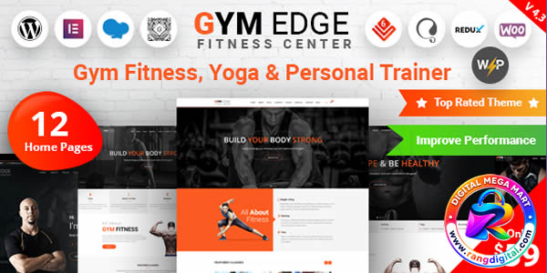 Gym Edge Theme Free Download v4.3.7