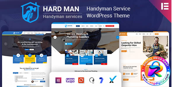 Hardman – Handyman & Plumber WordPress Theme Free Download v1.0.2