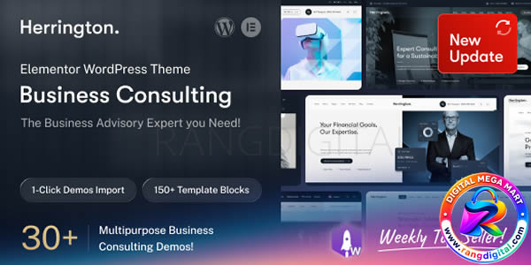 Herrington Theme – Business Consulting WordPress Theme Free Download v1.0.7