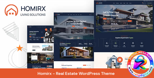 Homirx – Real Estate WordPress Theme Free Download