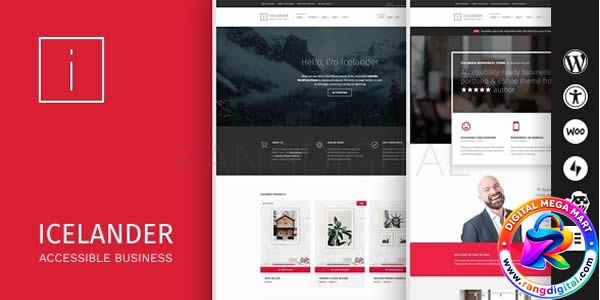 Icelander WordPress Theme Free Download v1.7.6
