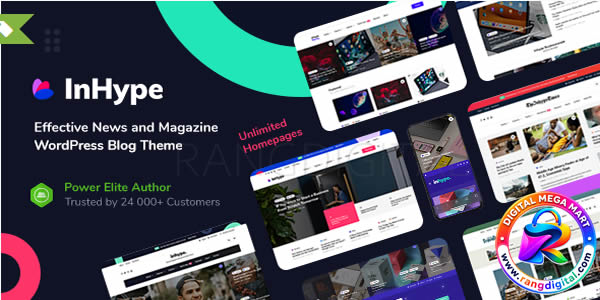 InHype – Blog & Magazine WordPress Theme Free