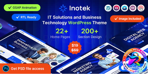 Inotek – IT Solution and Business WordPress Theme Free Download 1.0.0