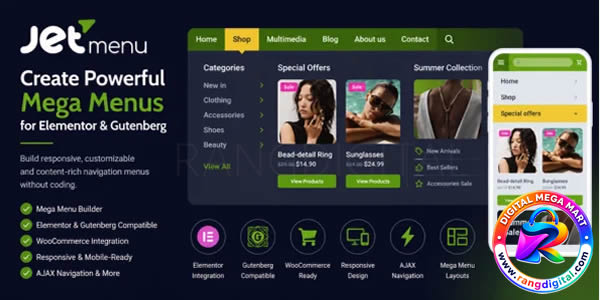 JetMenu Plugin Free Download