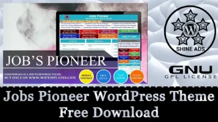 Jobs Pioneer WordPress Theme Free Download v2.2