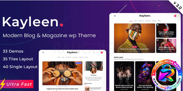 Kayleen Theme Free Download v3.4