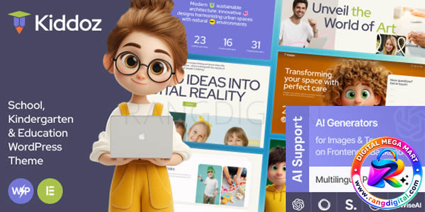 Kiddoz – School, Kindergarten & Education WordPress