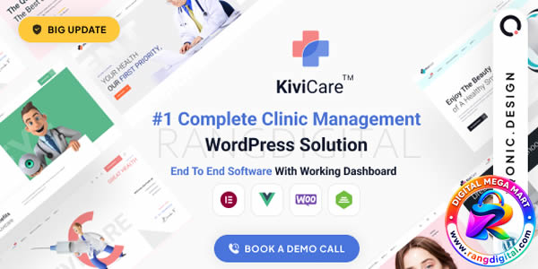 KiviCare Theme Free Download v2.5.7