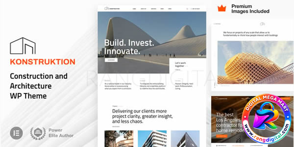 Konstruktion Theme – Construction Architecture WordPress Theme Free Download v32