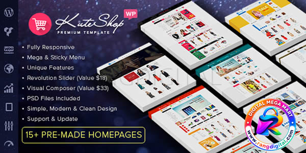 KuteShop WordPress Theme Free Download v4.3.0