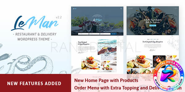 LeMar – Seafood Restaurant WordPress Theme Free Download v2.4.1