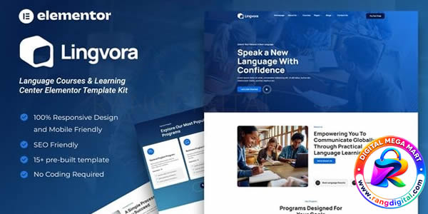 Lingvora – Language Courses & Learning Center Elementor