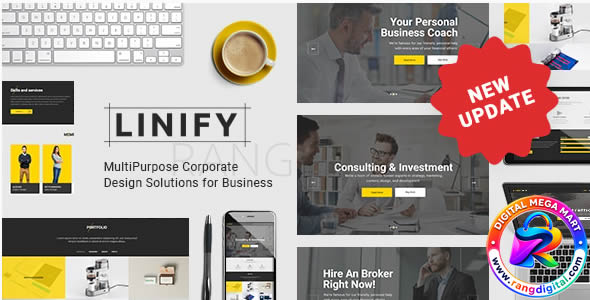 Linify Theme – Multipurpose Corporate WordPress Theme Free Download v1.9.2