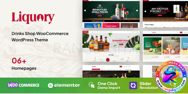 Liquory – Drinks Shop WooCommerce Theme Free Download v1.3.8