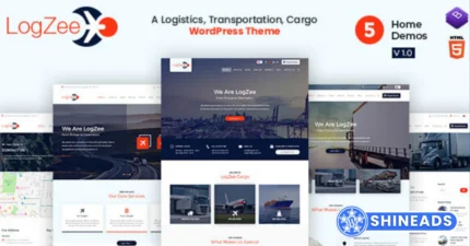 Logzee Theme | Logistics, Transportation, Cargo WordPress Theme Free Download v1.3