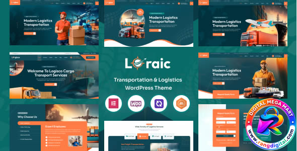 Loraic – Transportation & Logistics WordPress Theme Free Download v1.0.5