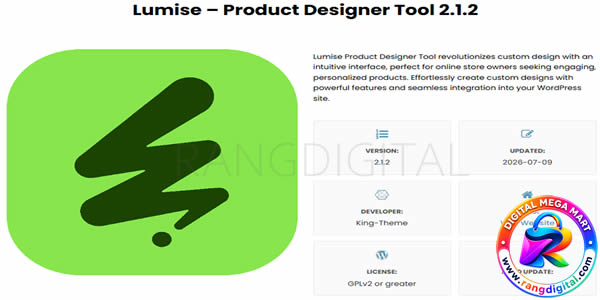Lumise Plugin Free Download v2.1.2