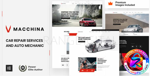 Macchina – Auto Repair WordPress Free Download v37