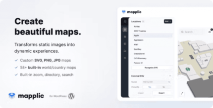 Mapplic WordPress Plugin  Free Download v8.7.6