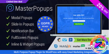 Master Popups for Email Subscription Plugin Free