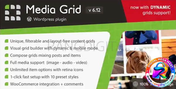Media Grid Plugin Free Download v9.6.1