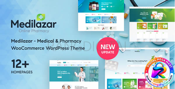 Medilazar Theme – Pharmacy Medical WooCommerce WordPress Theme Free Download v1.3.2