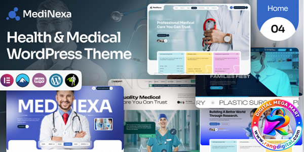 Medinexa – Health & Medical WordPress Theme Free
