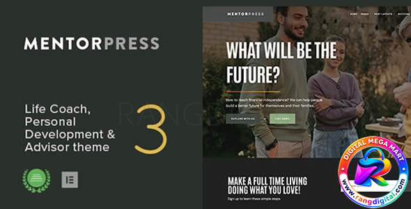 MentorPress – Life Coach & Advisor WordPress theme Free Download v1.0.0