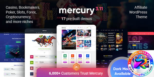 Mercury WordPress Theme Free Download v3.9.12