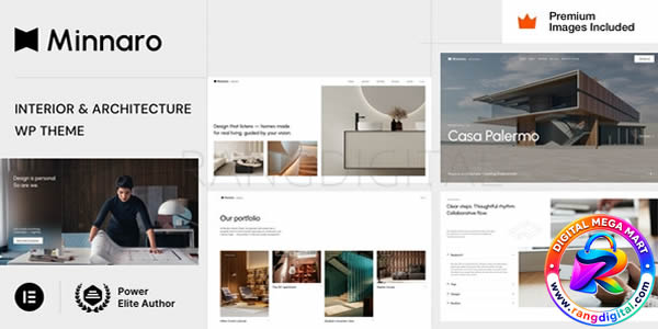 Minnaro Theme – Interior Design and Architecture WordPress Theme Free Download v13.0