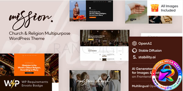 Mission Theme – Church & Religion Multipurpose WordPress Theme Free Download v1.17