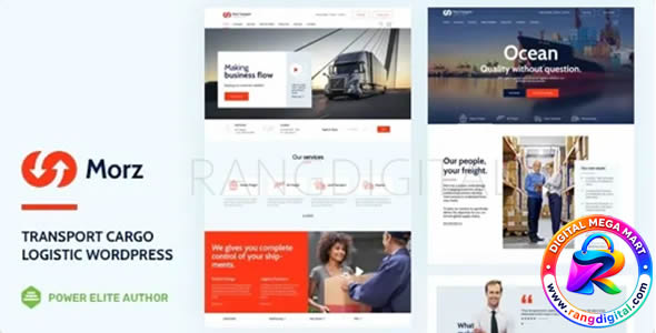 Morz Theme – Transportation WordPress Theme Free Download v37