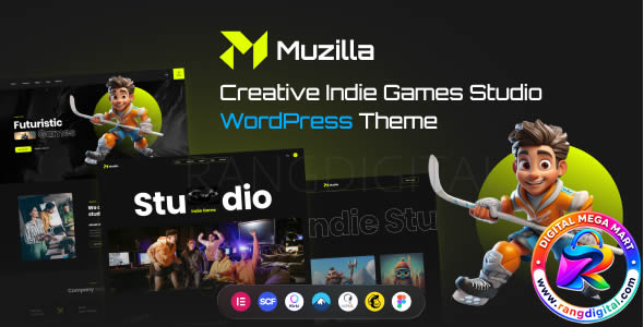 Muzilla – Creative Indie Game Studios WordPress Theme Free Download v1.0.0