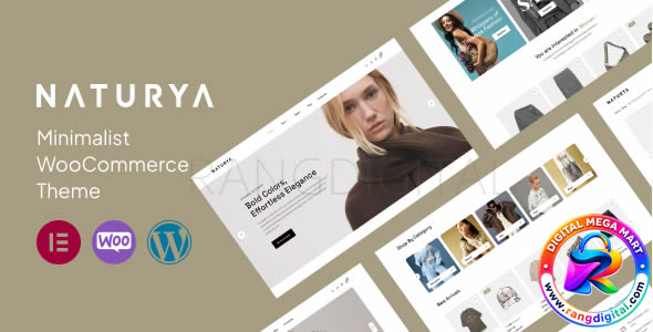 Naturya Theme – Minimalist WooCommerce WordPress Theme Free Download v1.0.5
