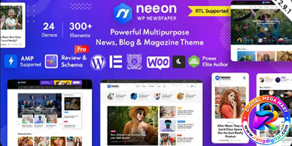 Neeon Theme Free Download v3.1.3