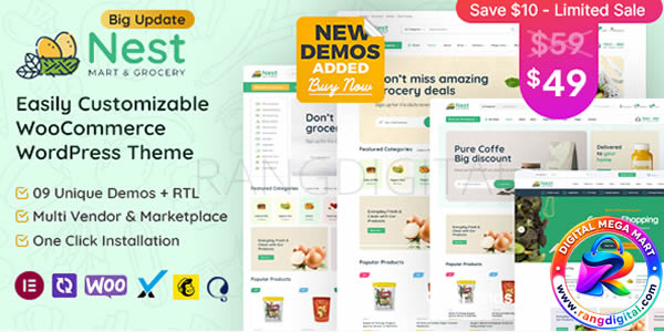 Nest WordPress Theme Free Download v1.8.6