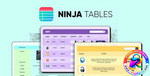 Ninja Tables Pro Plugin Free Download v5.2.10
