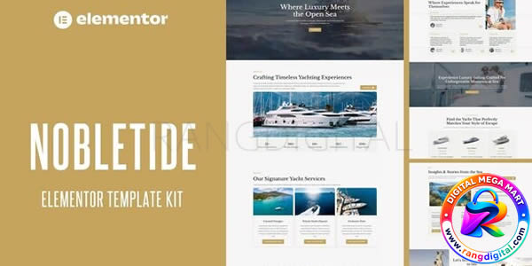 Nobletide – Yatch Boat Club Rental Elementor Template