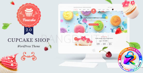 Noucake Theme – Bakery WordPress Theme Free Download v3.0.0