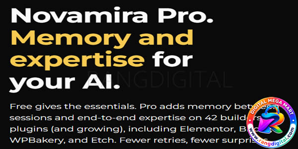 Novamira Pro – Your AI agent builds inside your WordPress Free Download