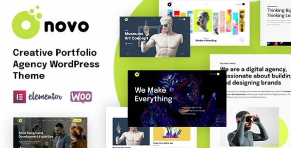 Onovo – Creative Portfolio Agency WordPress Theme Free Download 1.6.1